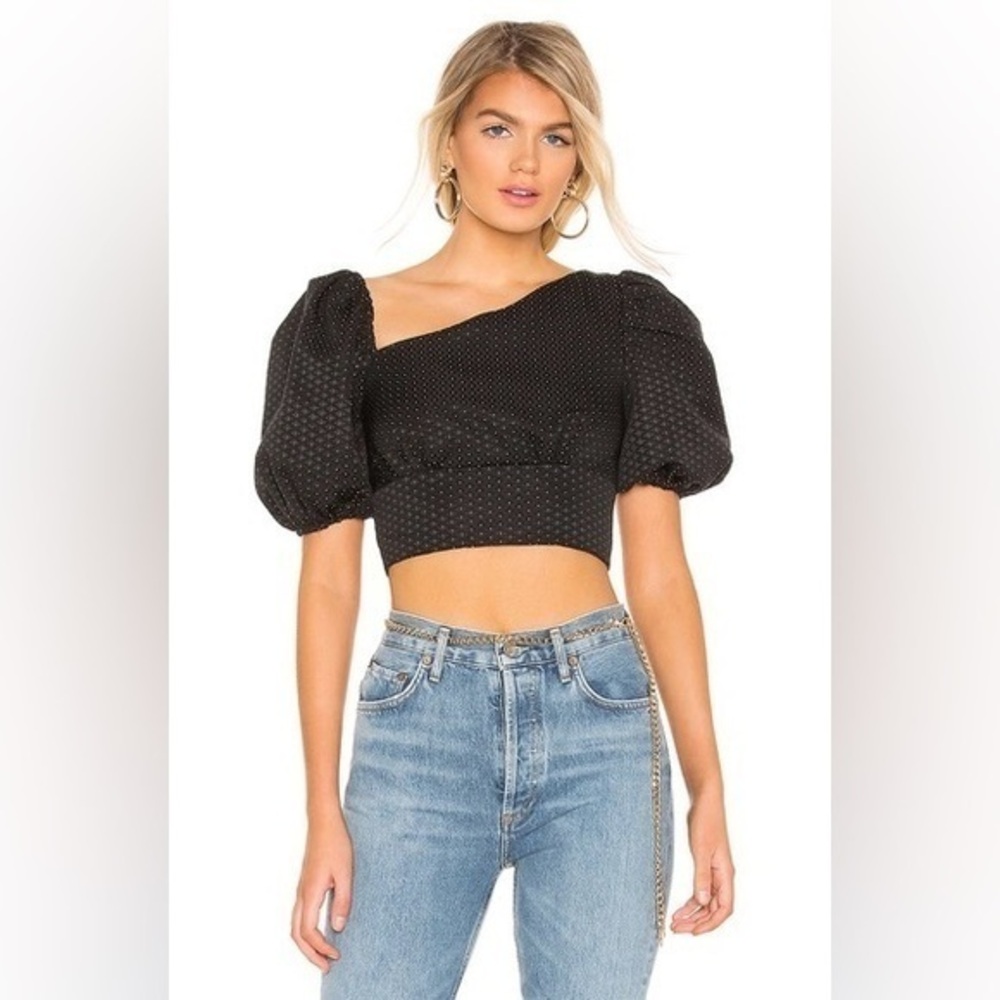 H:ours Francesca Top in Black & White